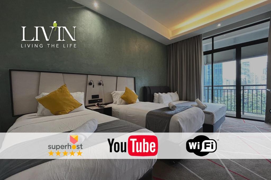 #23 Kl Towel View Twin Bed Suites @ Infinity Pool Kuala Lumpur Buitenkant foto